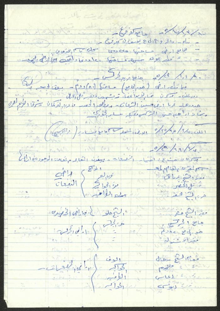Excerpts from the Islamic Endowment Files