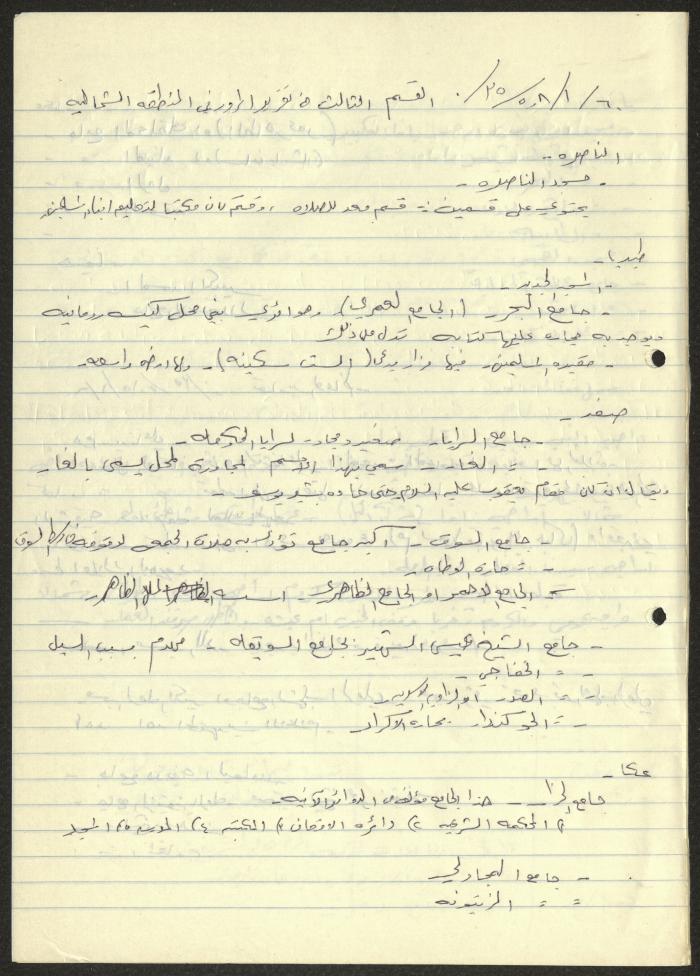 اقتباسات من ملفات الأوقاف الإسلامية