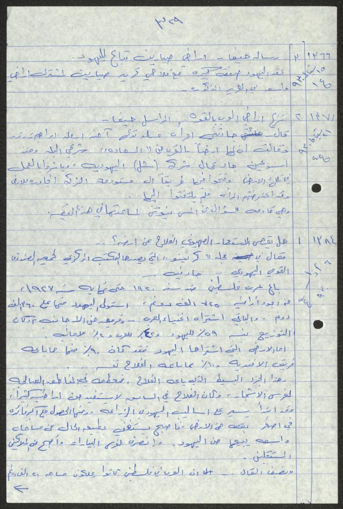اقتباسات من أعداد جريدة فلسطين، 1923-1930
