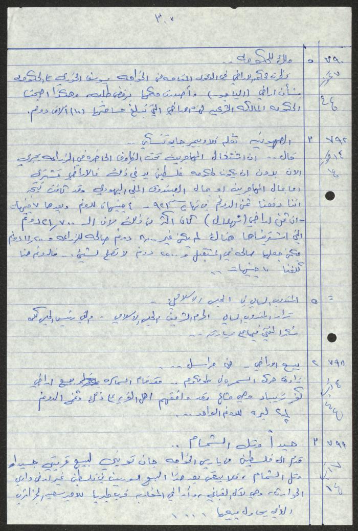 اقتباسات من أعداد جريدة فلسطين، 1923-1930