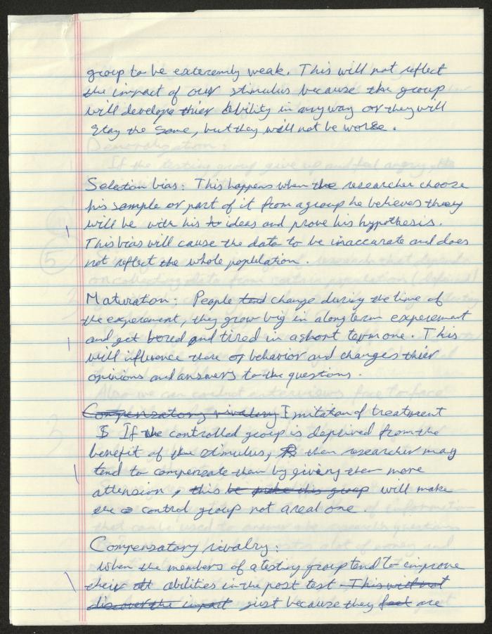 Research Methods Midterm Exam, 1993
