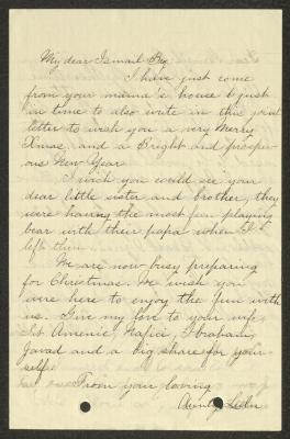 A Letter from the Sameeh Hammoudeh Collection