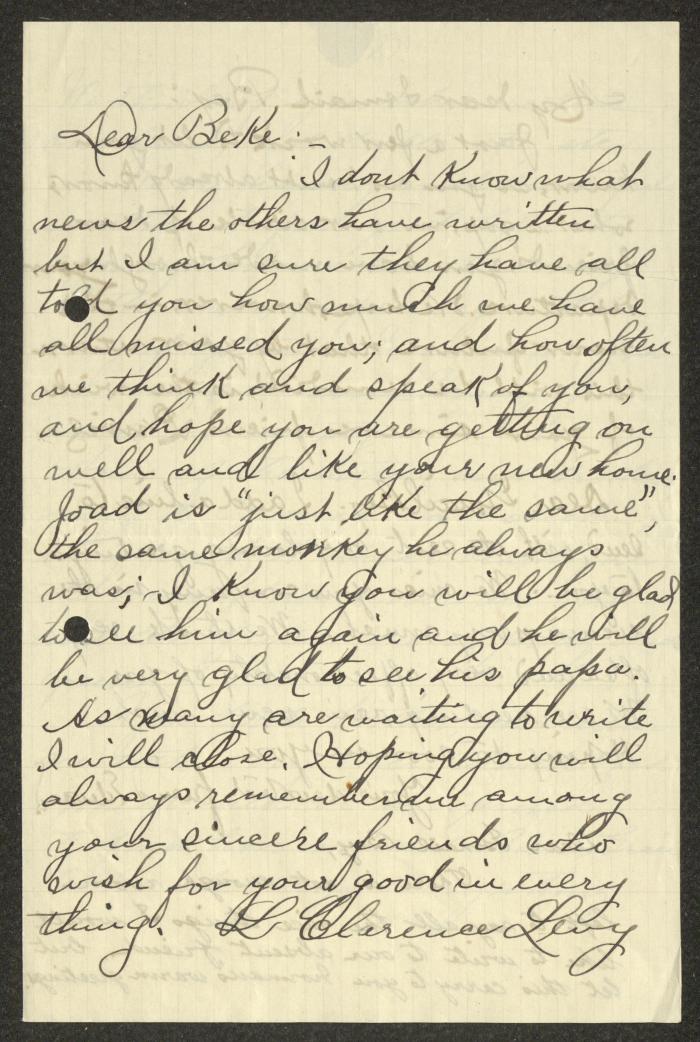 A Letter from the Sameeh Hammoudeh Collection