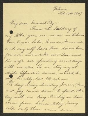 A Letter from the Sameeh Hammoudeh Collection