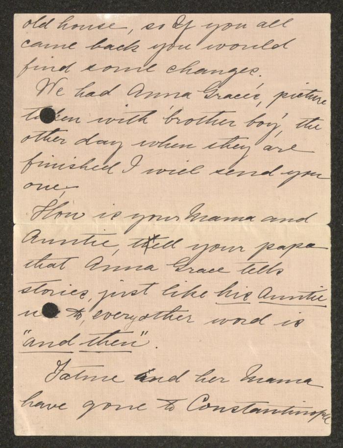 A Letter from the Sameeh Hammoudeh Collection