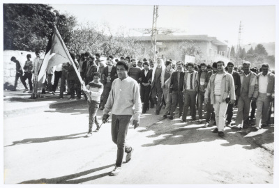 A Demonstration for Lifting the Siege on the Camps, Lebanon, 1986