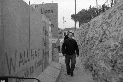 The Apartheid Wall in Abu Dis town, 2004 