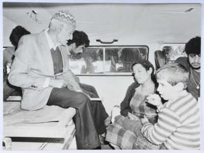 People in an Ambulance, Shatila Camp, 1987
