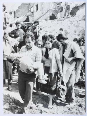 A Group of People, Shtila Camp, 1987