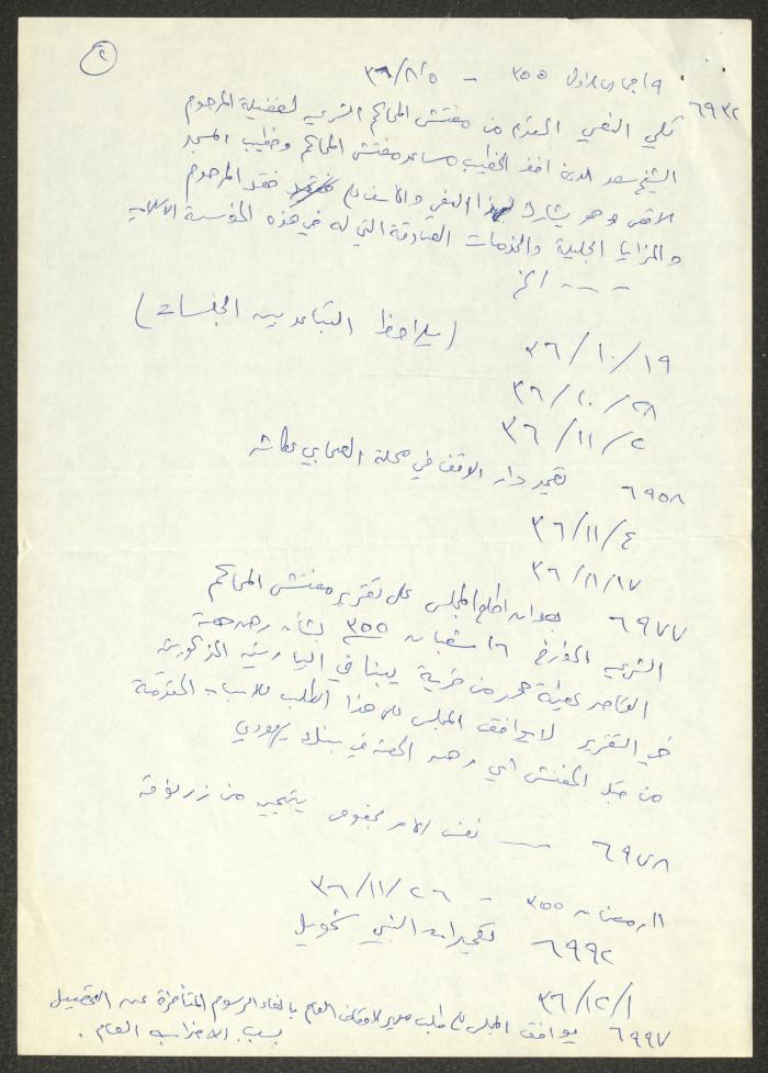 اقتباسات من سجلات المجلس الإسلامي الأعلى