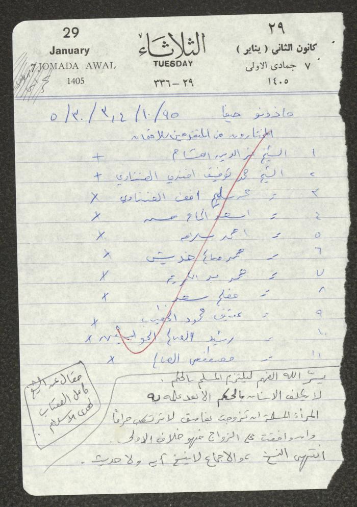 يوميات سميح حمودة، 1984
