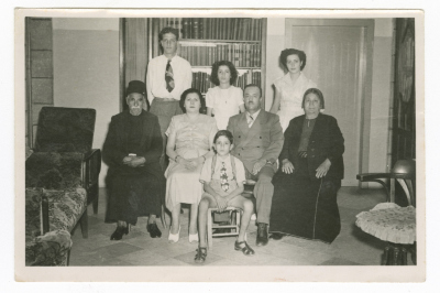 A photo of Dawood al-Balat family; from Ramallah