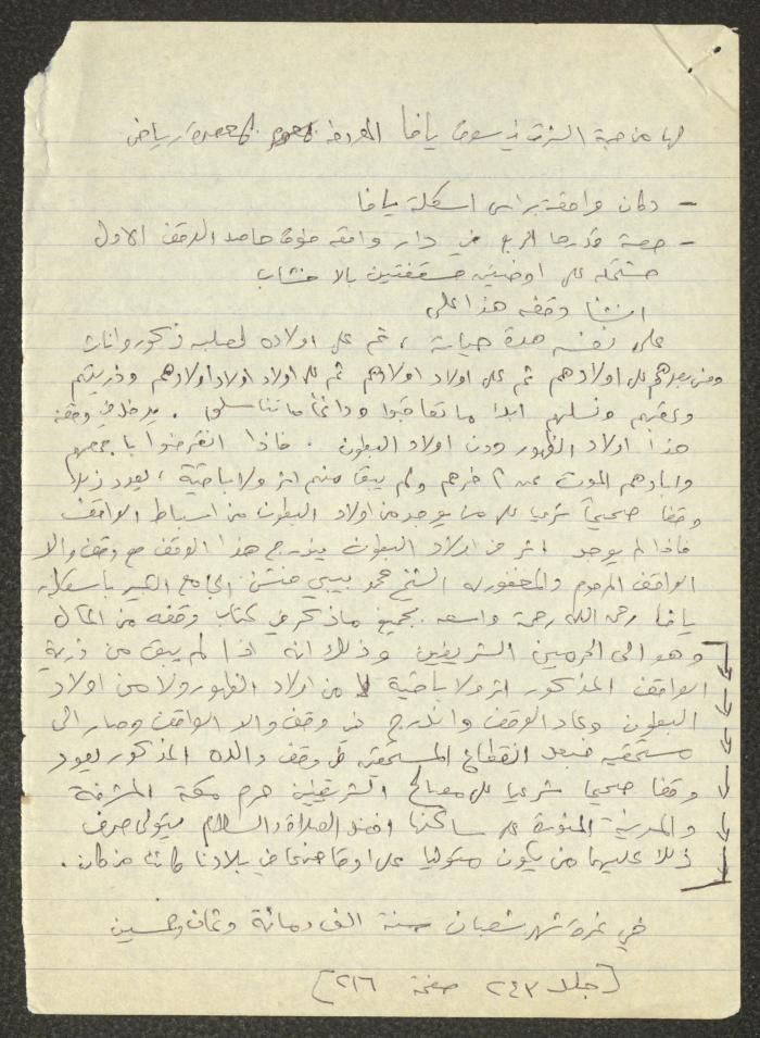 Mohammad Imam's Properties, Quotations and Notes