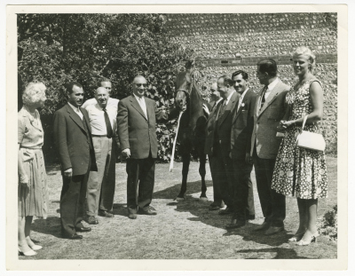 The Jordanian Delegation on a visit to Britain