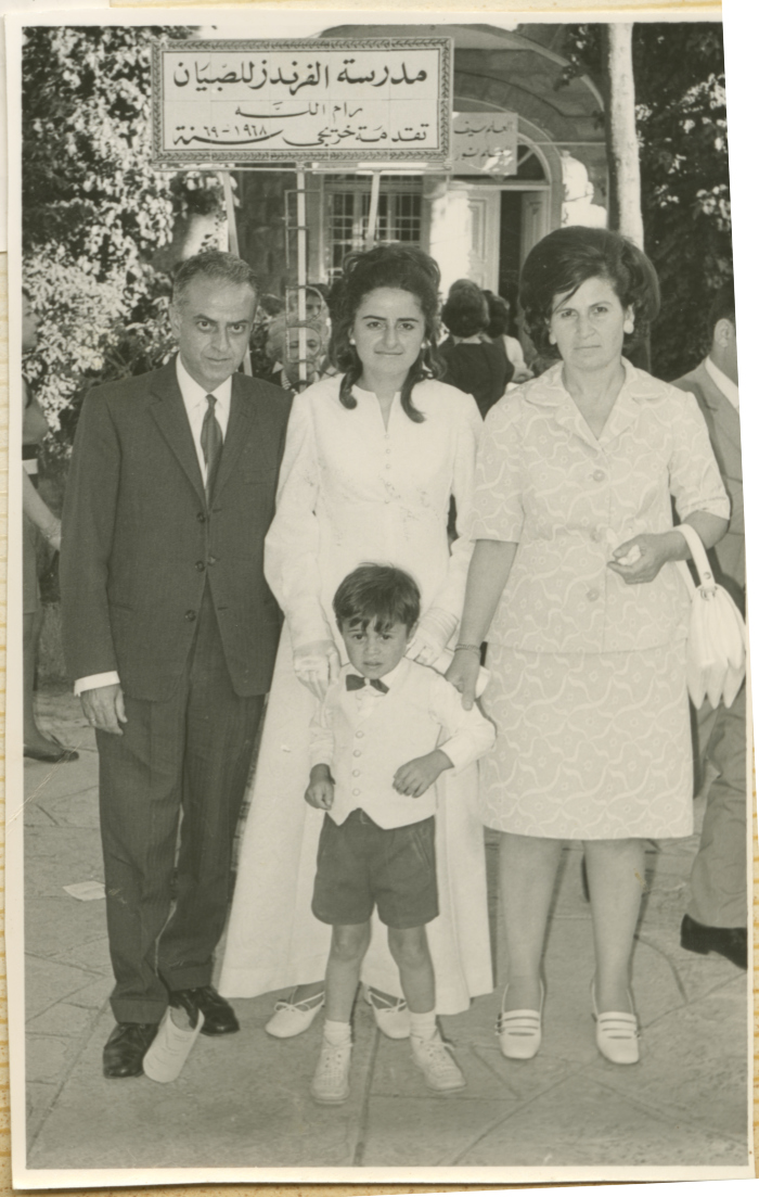 Members of the Habyeb Family in Ramallah Friends School's Graduation Party