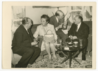 مارغريت تاتشر مع سمعان داوود