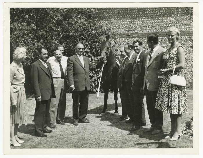 The Jordanian Delegation on a visit to Britain