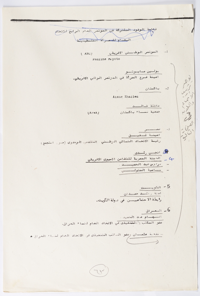 المؤتمر العام الرابع للاتحاد العام للمرأة الفلسطينية