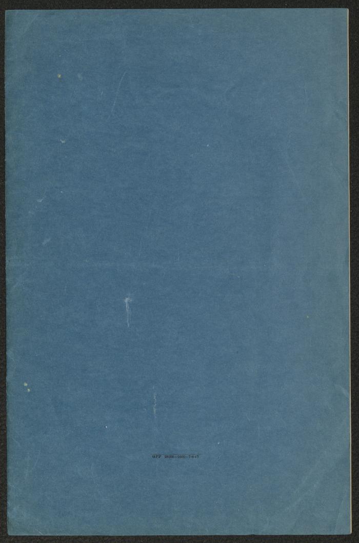 Memorandum on the Administration of Palestine During the Mandate Era, 1947