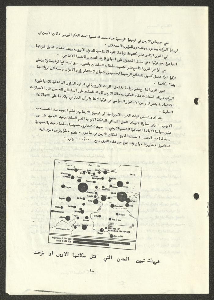 The Armenian Cause and Turkey, the 1970s