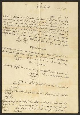 A Deed for the Sale of a Plot of Land to Abbas al-Erani, Lubya, 1883