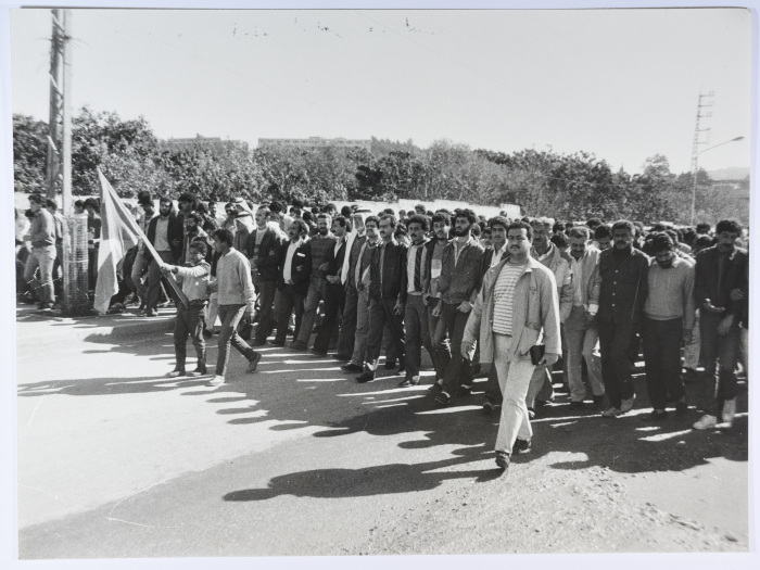 A Demonstration for Lifting the Siege on the Camps, Sidon, 1986
