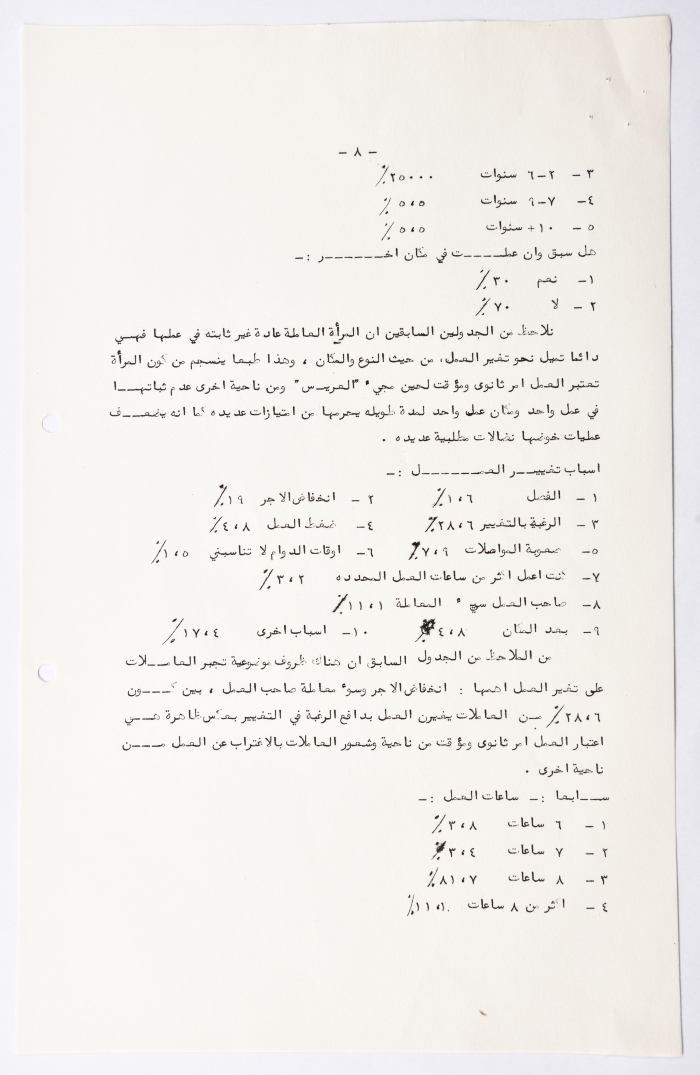 دراسة ميدانية حول أوضاع المرأة الفلسطينية في الأرض المحتلة