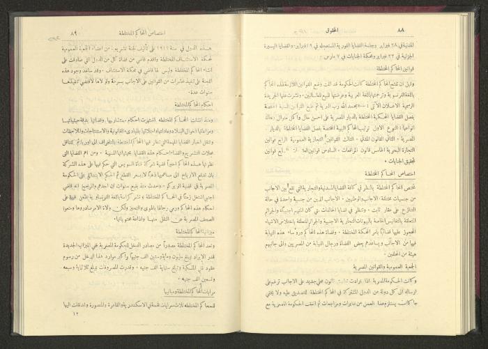 Sixth Issue of al-Huquq Magazine, Second Year, August 1925