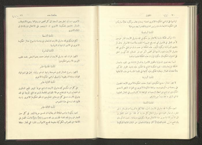 Sixth Issue of al-Huquq Magazine, Second Year, August 1925