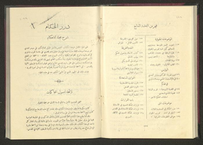 Sixth Issue of al-Huquq Magazine, Second Year, August 1925