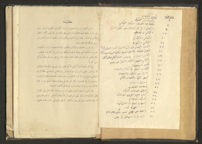 كتاب في الحقوق، عشرينيات القرن العشرين 