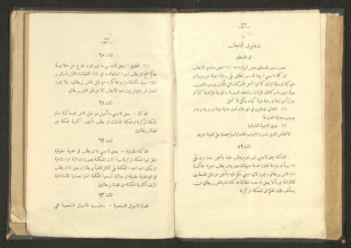 كتاب في الحقوق، عشرينيات القرن العشرين 