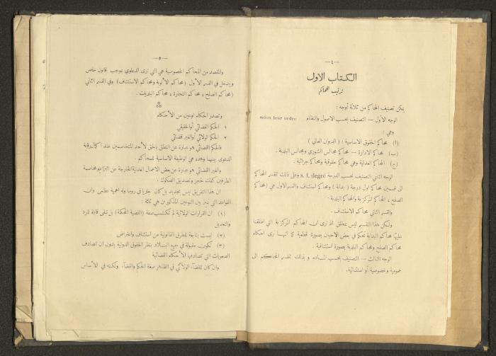 كتاب في الحقوق، عشرينيات القرن العشرين 