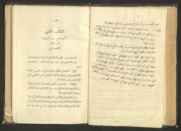 كتاب في الحقوق، عشرينيات القرن العشرين 