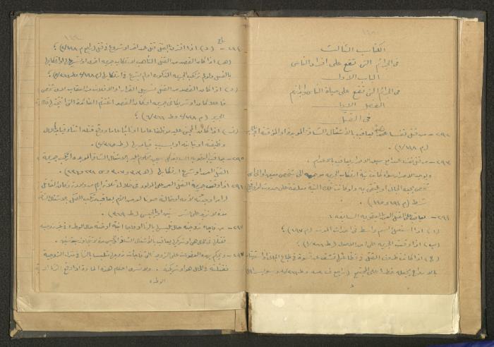 كتاب في الحقوق، عشرينيات القرن العشرين 