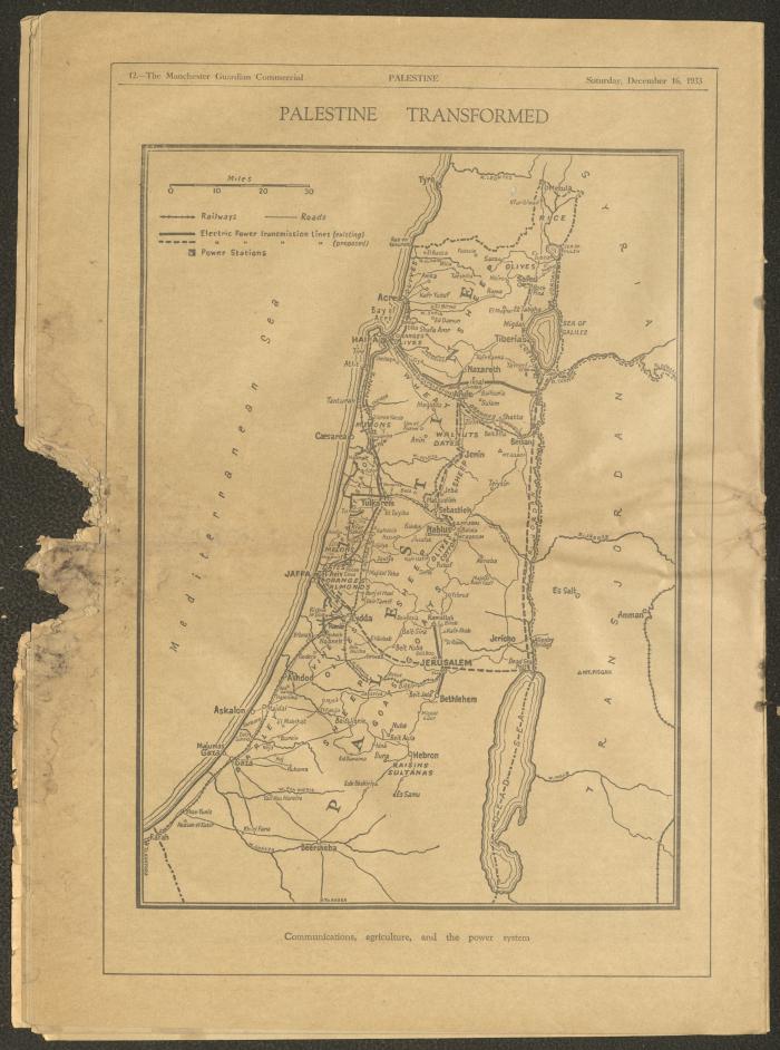 A Supplement of the Palestine Post, 16 December 1933