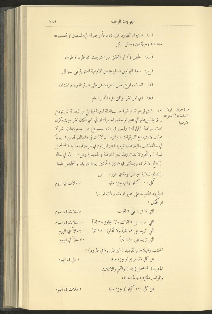 Special Issue, the Official Palestine Newspaper, 15 March 1929