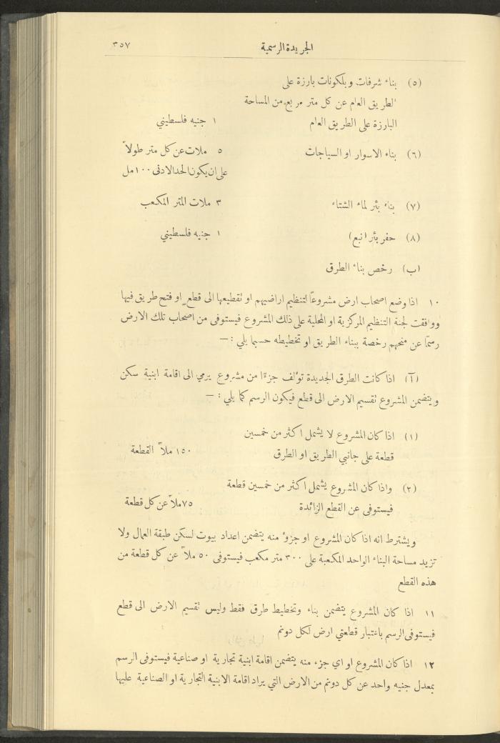 Issue No. 323 of the Official Palestine Newspaper, 1 April 1929