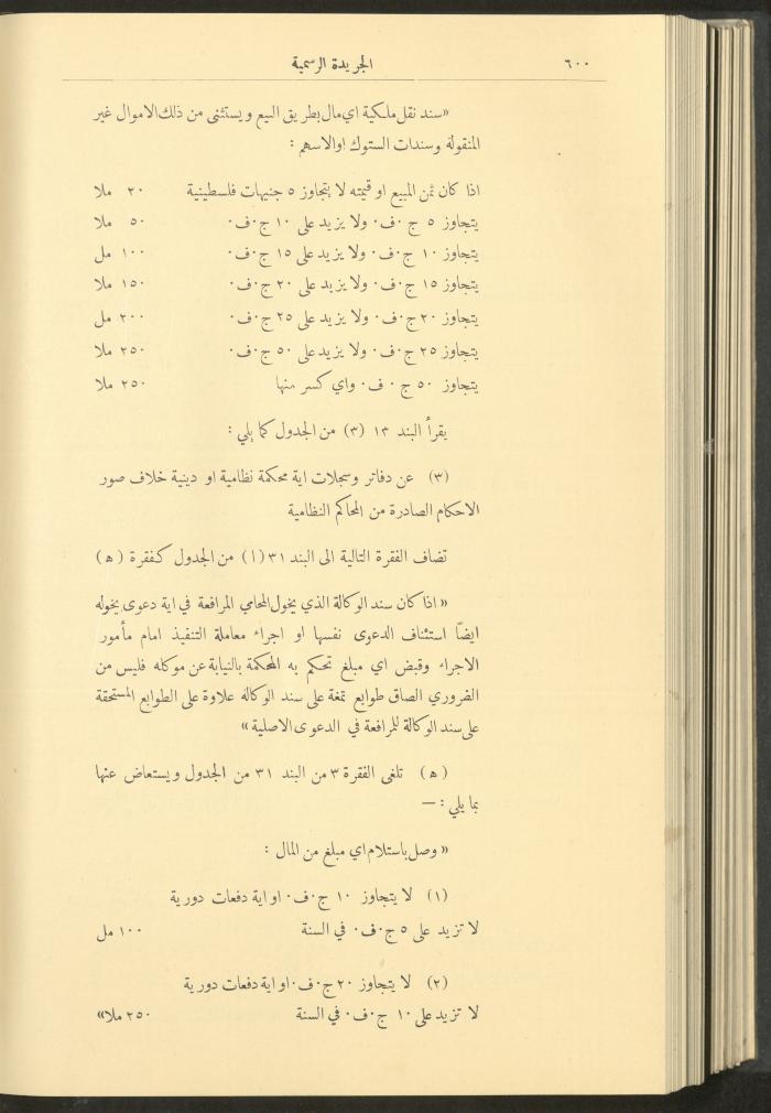 Issue No. 237 of the Official Palestine Newspaper, 16 June 1929
