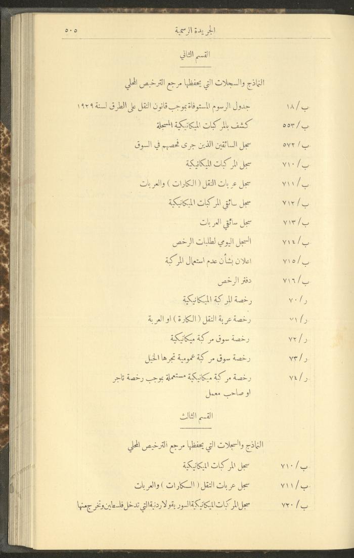 Special Issue, the Official Palestine Newspaper, 5 May 1931