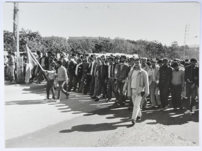 A Demonstration for Lifting the Siege on the Camps, Sidon, 1986