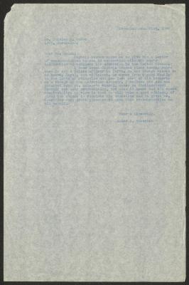 A Letter from Anwar Nusseibeh to Charles Hulac, Jerusalem, 21 June 1958