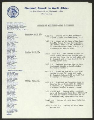 The Programme of Anwar Nusseibeh