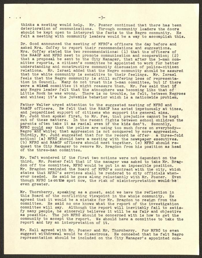 Minutes of the Board of Trustees of the Governor's Friendly Relations Committee Meeting, Cincinnati, 10 April 1958
