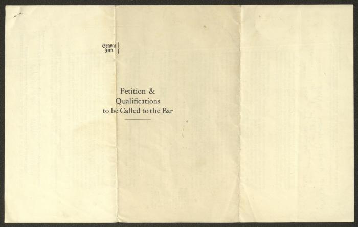 A Letter from O. Terry to Mohammad Mulhim, London, 21 November 1950