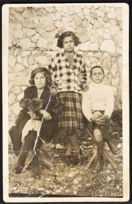 Hind, Bassem and Lawahez al-Khatib, 1938