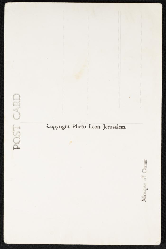 Hafez Sanduqa Walking in al-Aqsa Mosque Courtyard, the 1950s