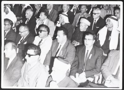 Abdel-Karim al-Alami at a Palestinian National Council Session, 1964-65