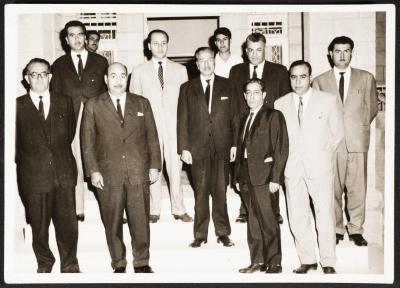 Kassim Rimawi During His Visit to the PLO Headquarters in Jerusalem, December 1964 