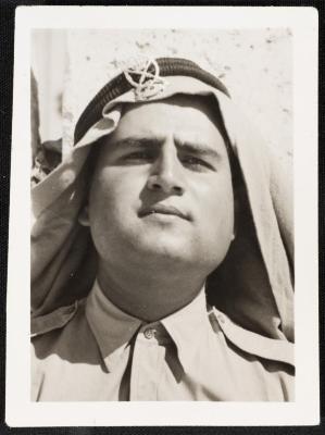 Salah ad-Din al-Alami Wearing a Scout Uniform